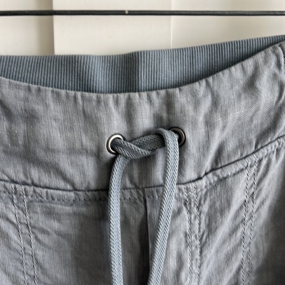 VGUC Athleta Linen Creston slate cobblestone gray Shorts Size 6 - Picture 4 of 11